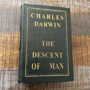 Faux Book Hideaway Secret Box Charles Darwin Decent of Man